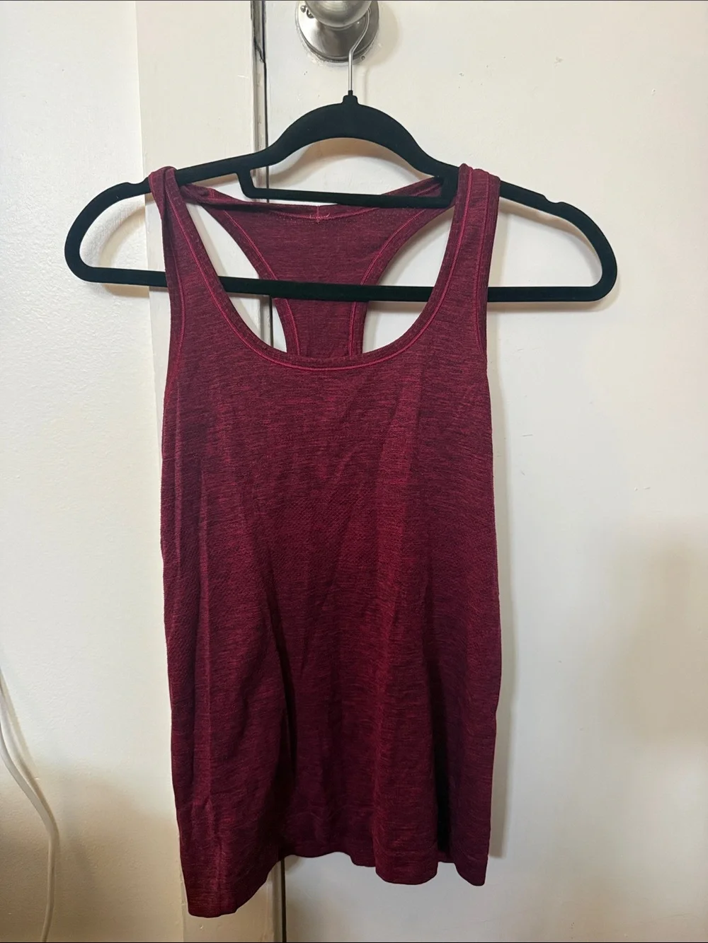 lululemon athletica Racerback Tank Top - Burgundy Heather